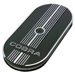 Ford Racing M-9600-C302 Air Cleaner Aluminum Oval With Cobra Script Mustang V8. Fixed Price $140.00.