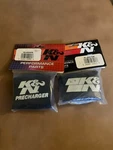 New K&n Pre Charger Air Filter Cover Screen 22-8010PK Black Blk. Fixed Price $20.99.