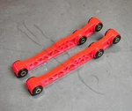 Red Powder Coated Aluminum Rear Control Arm For 1994-2001 Acura Integra DC2. Fixed Price $52.89.