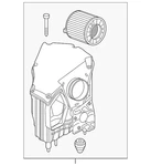 Genuine Audi Air Cleaner Assembly 80A-133-835-AP. Fixed Price $419.45.