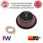 K&n Custom Racing Air Cleaner Assembly For Single/two Barrel Carburetor #56-9320. Fixed Price $121.11.