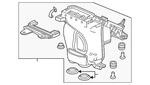 Genuine Honda Air Filter Housing 17201-5FE-M00. Fixed Price $121.39.
