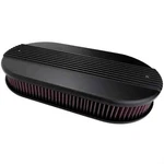 Billet Specialties BLK15650 Air Cleaner Assembly Fits 4-BBL Carburetors Dual Qua. Fixed Price $507.95.