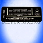 Sticker Air Filter Service Chevrolet Chevelle 64 65 66 67. Fixed Price $32.79.