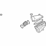 Genuine Bmw Intake Muffler 13-71-8-091-492 New. Fixed Price $726.29.