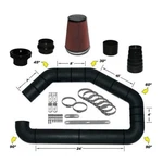 Airaid 101-400 Ubi "u-build-it" Universal Cold Intake Kit 4.0" W/filter. Fixed Price $449.99.