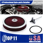 X 3 Spectre Chrome Racing Air Cleaner Assembly Washable Gauze Filter 14". Fixed Price $41.90.