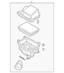 Genuine Kia Air Cleaner Assembly 28110-M6050. Fixed Price $181.18.