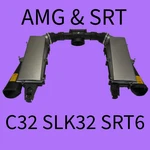 02-04 Mercedes Benz C32 SLK32 Amg Air Intake Box Tube Set M112K Housing SRT6. Fixed Price $332.03.