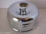 Chrome 4 5/8" Louvered Air Cleaner 1 Bbl Fits Chevy & Ford Hot Rod #2339. Fixed Price $27.99.
