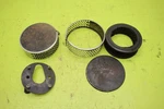 1970 Triumph Trophy TR250W Air Cleaner Housing Backing Plate. Fixed Price $89.95.