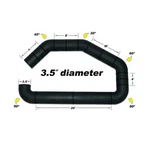 Airaid 100-350 Universal Tube For Build Custom Intake System Bend. Fixed Price $146.99.