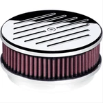 Billet Specialties 15120 6-3/8" Round Ball Milled Air Cleaner Polished. Fixed Price $130.95.