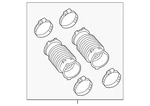 Genuine Audi Boot Kit 079-129-740-D. Fixed Price $19.41.