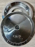 Ford Mustang 302-351 Racing Air Cleaner Chrome Cover W/ Black Emblem.. Fixed Price $45.00.