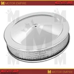 Fits Chevy Ford 14" Round Chrome Steel Air Cleaner Set Hi Lip Base. Fixed Price $44.35.