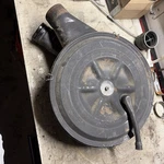 0110946202 Mercedes OM617 Air Filter Housing 82-85. Fixed Price $75.00.