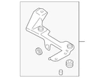 Genuine Mitsubishi Air Cleaner Body Bracket MR340991. Fixed Price $16.47.