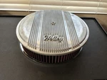New 14 Holley Vintage Series Finned Aluminum Air Cleaner 120-160 Rat Rod Scta. Fixed Price $195.00.