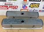 Rare 1959 Pontiac 326-455 Edelbrock Finned Aluminum Valve Covers Sand Cast. Fixed Price $359.99.