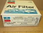 Mopar 2206376 Air Filter 1960-1980 Slant Six Plymouth Dodge 170, 198, 225 Nos. Fixed Price $18.95.