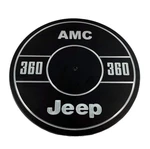 Custom Engraved Air Cleaner Lid 14" Round Fits Jeep Cj Amc 360 V8 Engine. Fixed Price $189.99.