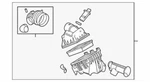 Genuine Ford Mercury Milan 2006-2009 Air Filter Housing Assembly 6E5Z-9600-EA. Fixed Price $165.59.