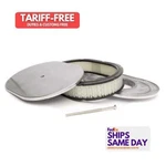 Racing Power R6020-1, Kit 12X2 Alum Oval A/c Plain Polished Performance Parts. Fixed Price $143.22.