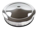 Chrome Air Cleaner Set 14" X 3" Muscle Car Style Flat Base Chevy Ford Mopar. Fixed Price $62.95.