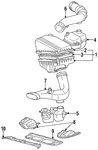 Genuine Toyota Cover 17705-74260. Fixed Price $15.96.