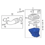 For Dodge Challenger 2011-2019 52022309AC Air Filter & Housing Assembly. Fixed Price $262.62.