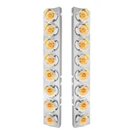 United Pacific 33601 Ss Front Air Cleaner Bracket W/ 16 X 9 Led 2" Lights And Vi. Fixed Price $203.41.