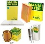 Mann Oil Air Paper Cabin Fuel Filter Service Kit For Bmw E53 X5 04-06 4.4I 4.8IS. Fixed Price $111.95.