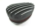 Ford Flathead Finned Tear Drop Air Cleaner Dual Carb Black E40202BK. Fixed Price $200.00.