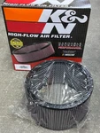 Air Filter, K&n, Red, Cleanable, 9" Diameter, 5" Tall, New In Box!. Fixed Price $69.95.