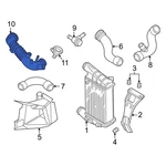 For Audi S4 2004-2005 06C129627D Engine Air Intake Hose. Fixed Price $237.42.