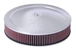 Closeout K&n Filters 60-1264 14" Round 3" Tall Air Assembly Chrome. Fixed Price $104.99.