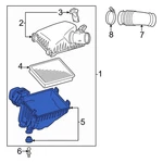 For Toyota Tundra 2022-2026 17702F4010 Left Lower Air Filter Housing. Fixed Price $183.05.