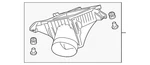 Genuine Acura Case Set Air Cleaner 17244-RYE-S10. Fixed Price $78.75.
