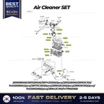 Genuine Air Cleaner Set For Hyundai Santa Fe. Fixed Price $438.00.