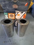 Harley-davidson Softail Fatboy Lower Front Fork Guards 45963-97. Fixed Price $65.00.