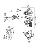 Genuine Mopar Clean Air Duct 68413344AA. Fixed Price $119.18.