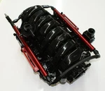 5.7L, 6.1L, 6.4L Chrysler 300C Dodge Challenger, Charger, Red. Fixed Price $125.00.