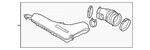 Genuine Nissan Engine Air Intake Hose 16576-4BA2C. Fixed Price $302.20.