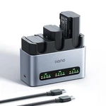 Llano 3-PACK 2400MAH NP-FZ100 Battery & 30W Fast Charger Set:triple Slot. Fixed Price $140.00.