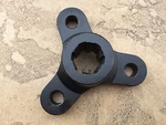 Bush Hog 50070524 Outer Yoke W/ 3/8"-6 Spline For Flex Coupler Shaft (23-071). Fixed Price $45.99.