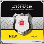 Genuine 00-04 Toyota Avalon Pipe Sub-assy Air Cleaner 17806-0A030. Fixed Price $140.49.