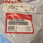 Honda Stay Bracket 17261-64S-A00. Fixed Price $14.95.