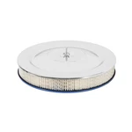 C8ZZ-9600-W Scott Drake 14" Chrome Air Cleaner, With Blue Base And 302 Hi-po. Fixed Price $43.86.