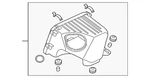 Genuine Mitsubishi Air Cleaner Body MN180007. Fixed Price $105.95.